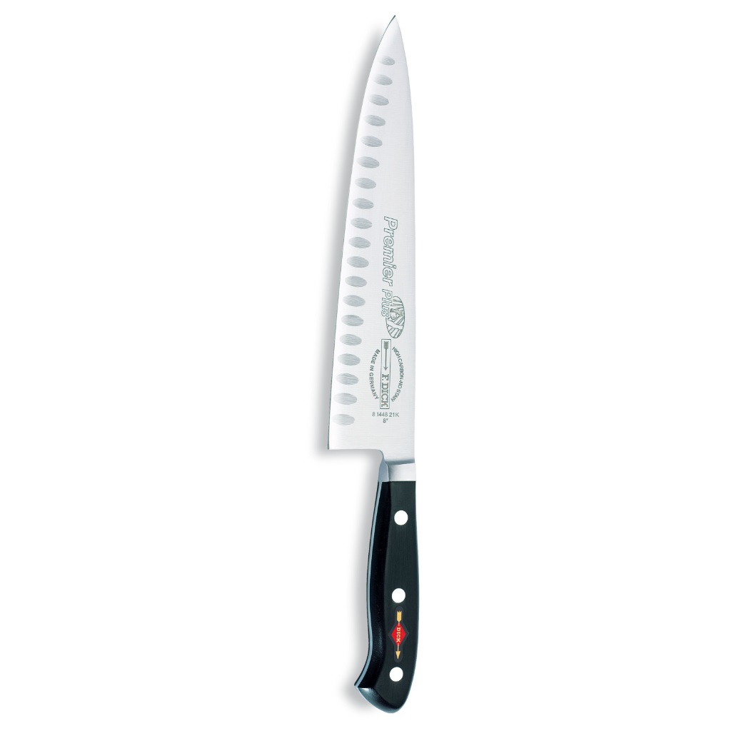 סכין שף מחוזקת חריצים 21 ס"מ DICK | Premier-Plus
