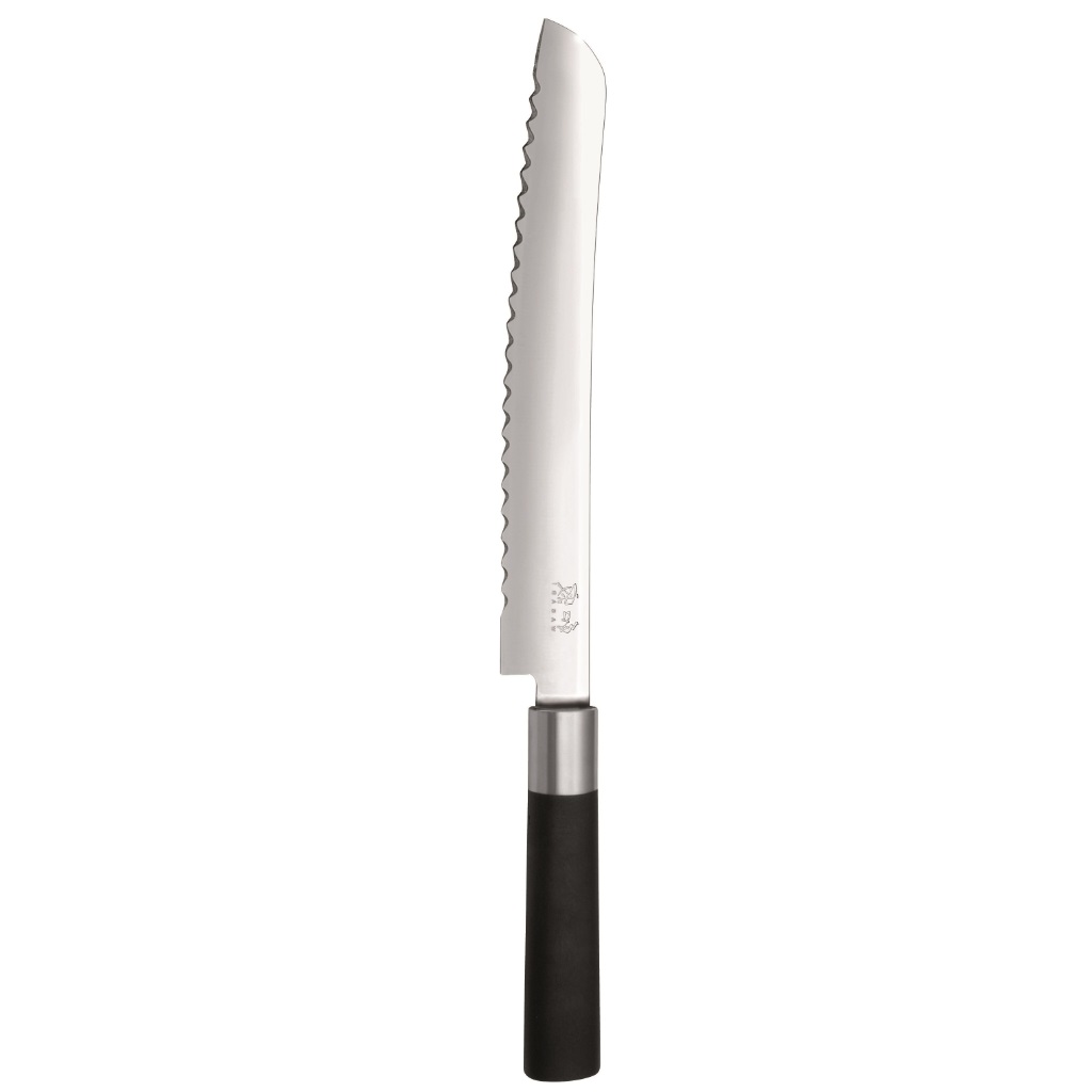 סכין לחם 23 ס"מ KAI | Wasabi Black