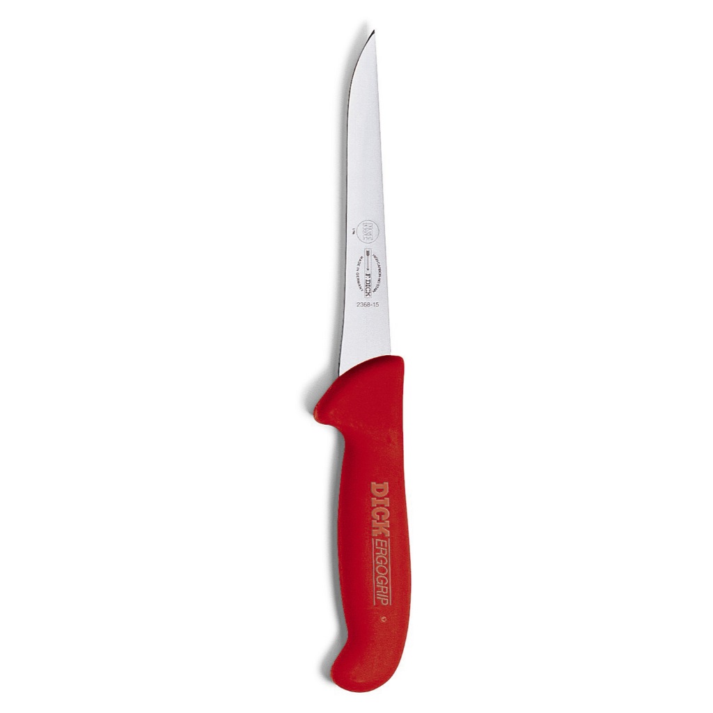 סכין פירוק 13 ס"מ ידית אדומה ErgoGrip | DICK
